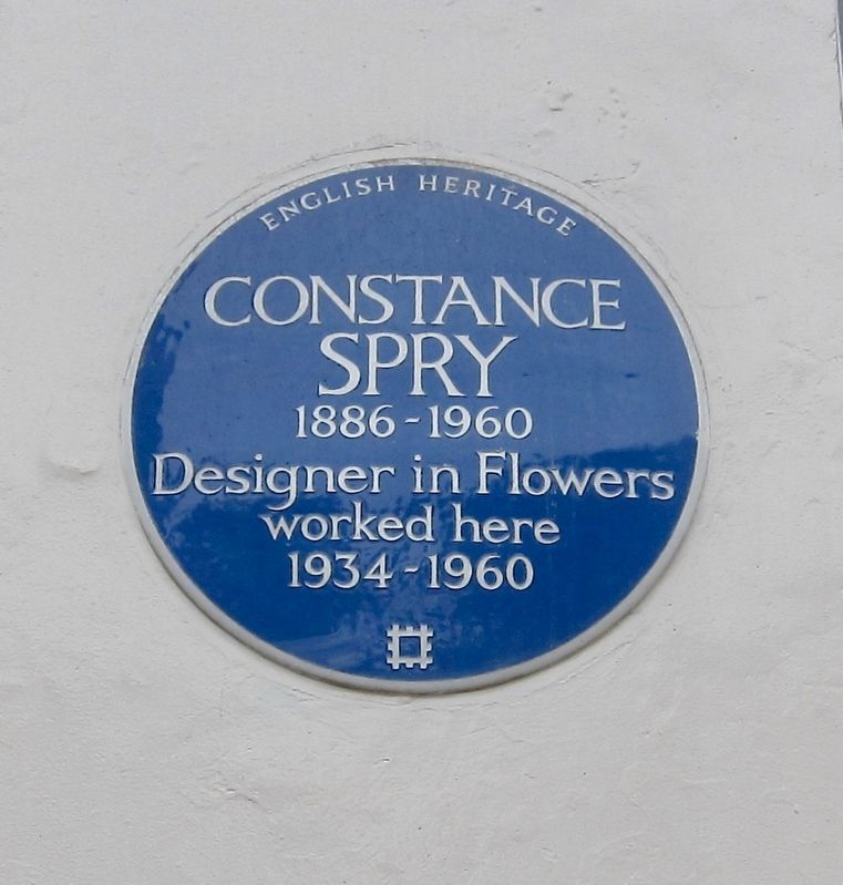Constance Spry Marker. Click for full size. Constance Spry Marker image. Click for full size.