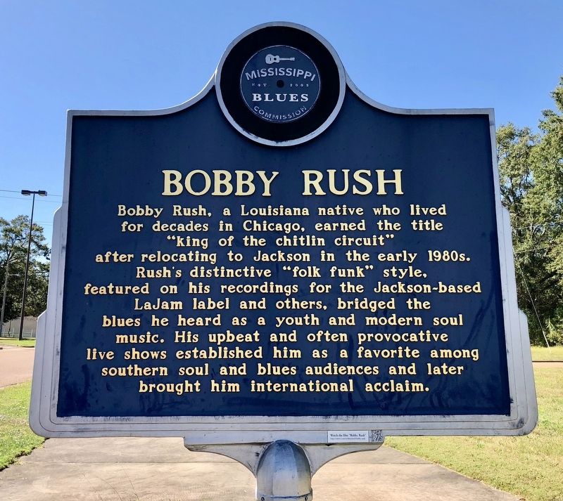 Bobby Rush Marker (front) image. Click for full size.