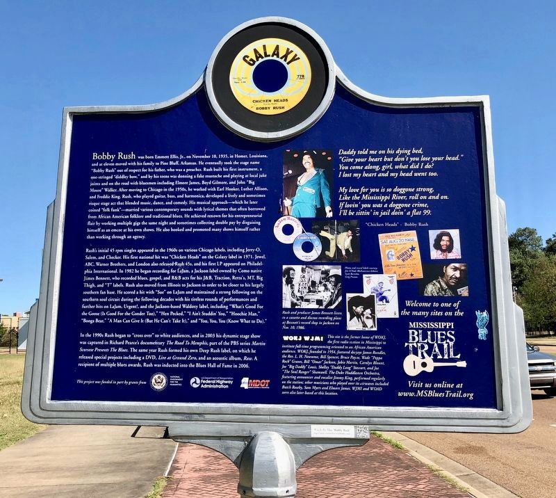 Bobby Rush Marker (rear) image. Click for full size.
