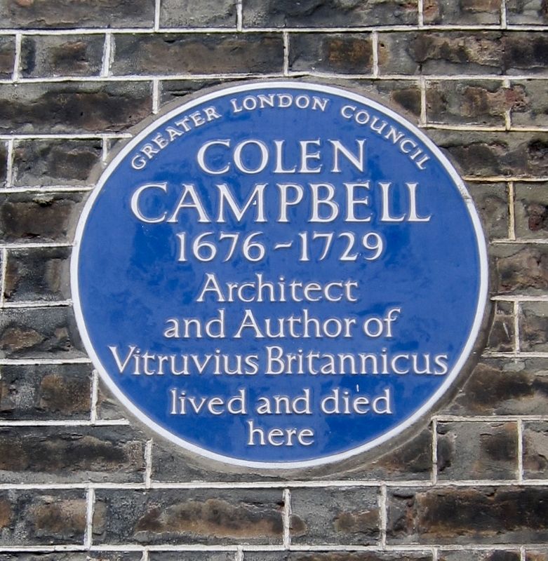 Colen Campbell Marker. Click for full size. Colen Campbell Marker image. Click for full size.