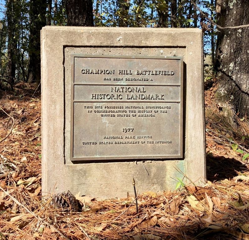Champion Hill Battlefield Marker image. Click for full size.