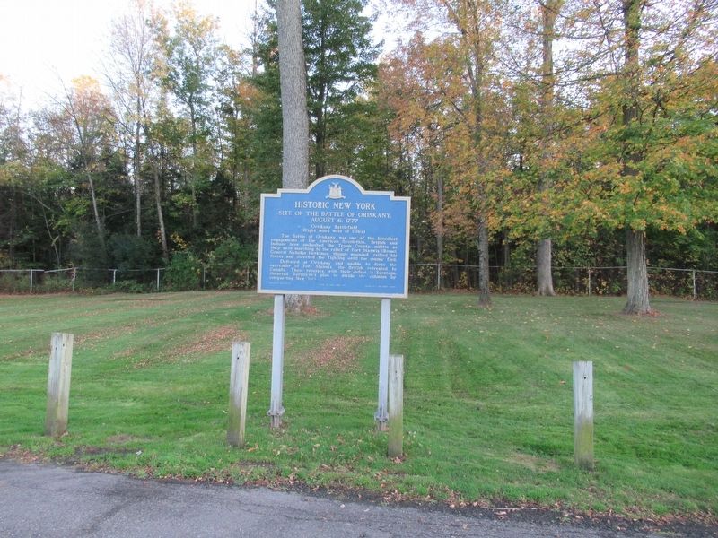 Site of the Battle of Oriskany Marker image. Click for full size.