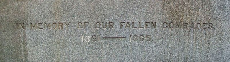 Civil War Memorial Dedication. Click for full size. Civil War Memorial Dedication image. Click for full size.