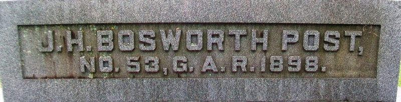 Civil War Memorial Sponsor. Click for full size. Civil War Memorial Sponsor image. Click for full size.