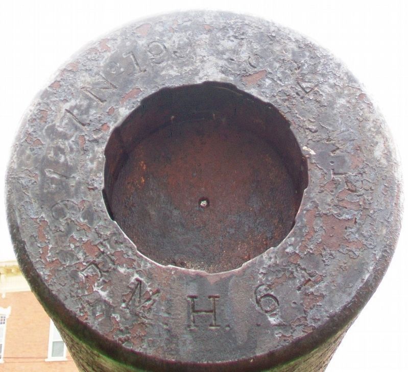 Civil War Memorial 6.4" Parrott Rifle Muzzle. Click for full size. Civil War Memorial 6.4" Parrott Rifle Muzzle image. Click for full size.