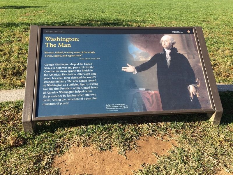 Washington: The Man Marker image. Click for full size.