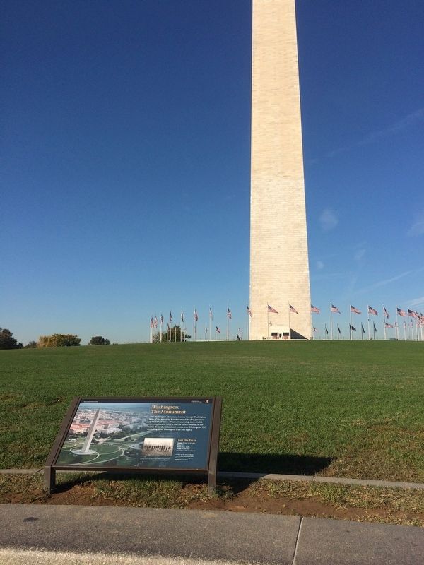 Washington: The Monument Marker image. Click for full size.