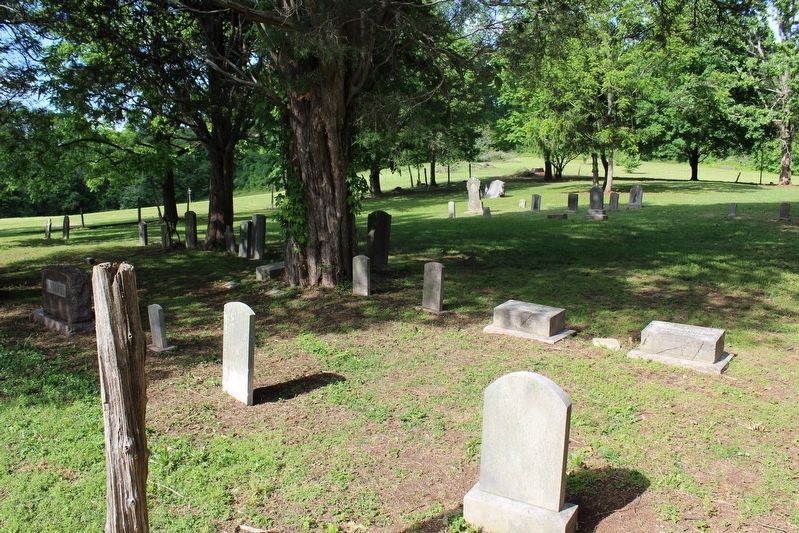 Old Mars Hill Cemetery - Site of Cavett's Station image. Click for full size.