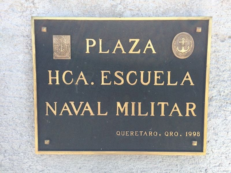 Marker on the additional Monument to the 1914 Heroes of Veracruz image. Click for full size.