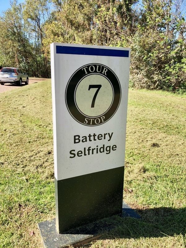 Marker is located at Battery Selfridge (Tour Stop 7). image. Click for full size.
