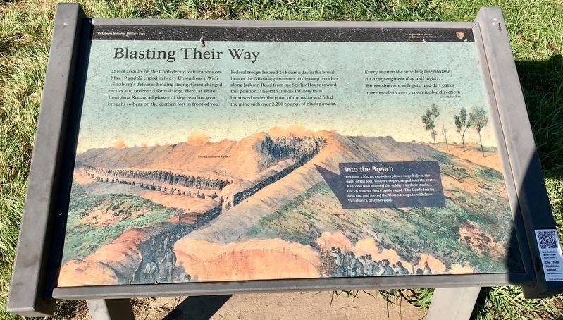 Blasting Their Way Marker image. Click for full size.