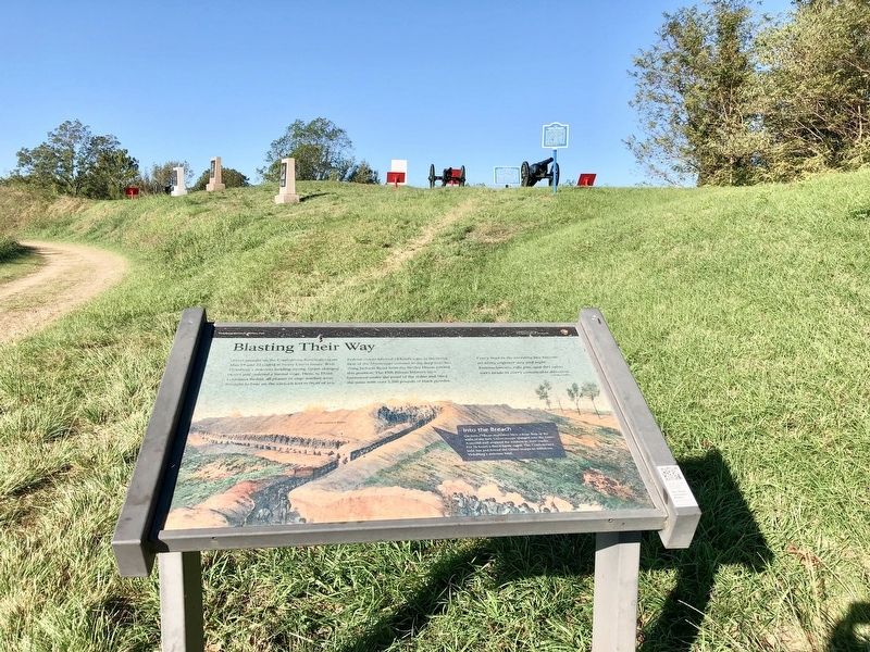 The redan can be seen in background. image. Click for full size.