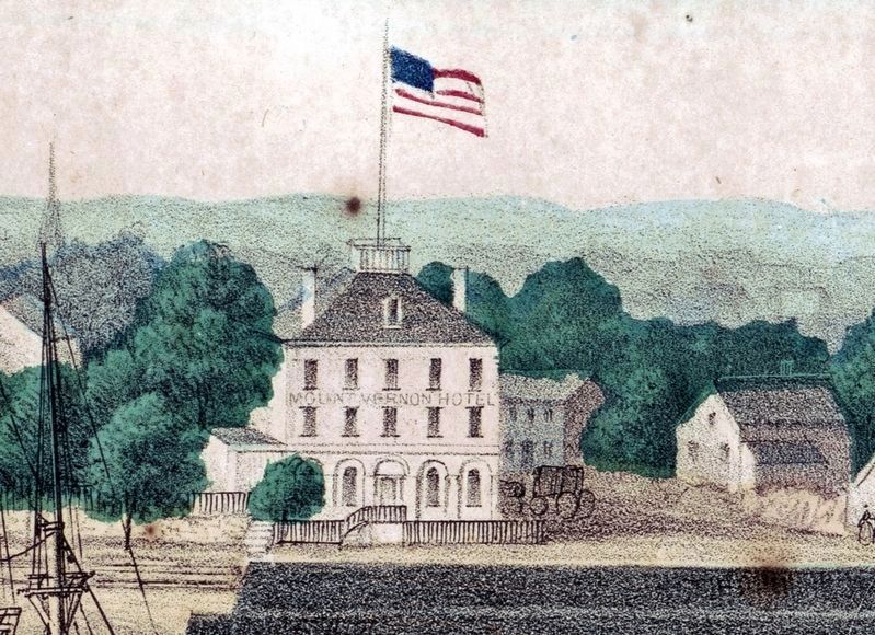 The Mount Vernon Hotel, c. 1863 image. Click for full size.
