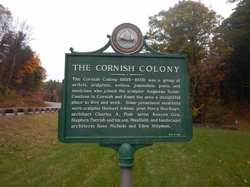The Cornish Colony Marker image. Click for full size.