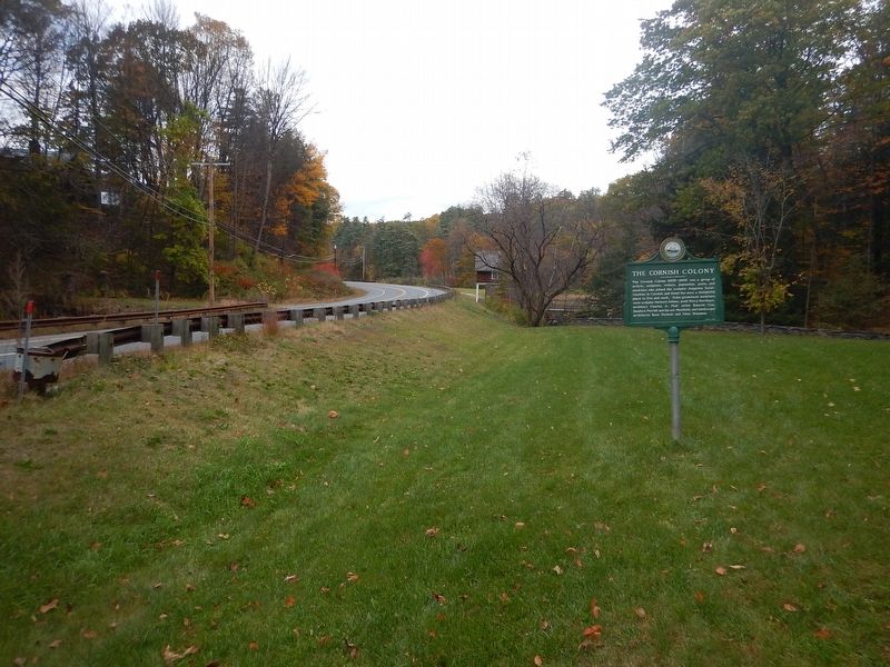 Wideview of The Cornish Colony Marker. Click for full size. Wideview of The Cornish Colony Marker image. Click for full size.