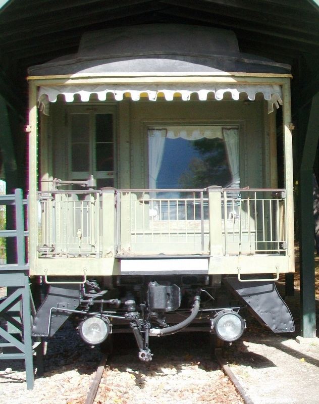 Rail Car <i>Grand Isle</i> Observation Platform. Click for full size. Rail Car <i>Grand Isle</i> Observation Platform image. Click for full size.