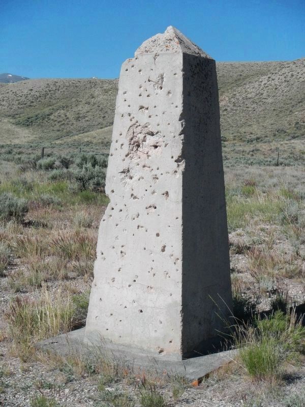 Massacred by Nez Perce Marker/Monument image. Click for full size.