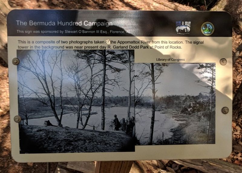 Appomattox River Overlook Marker image. Click for full size.