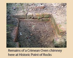 Remains of a Crimean Oven chimney here at Hitoric Point of Rocks image. Click for full size.