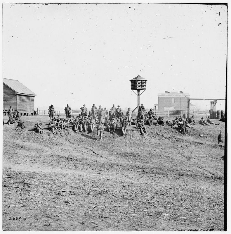 USCT's from the Army of the James at Aiken's Landing image. Click for full size.