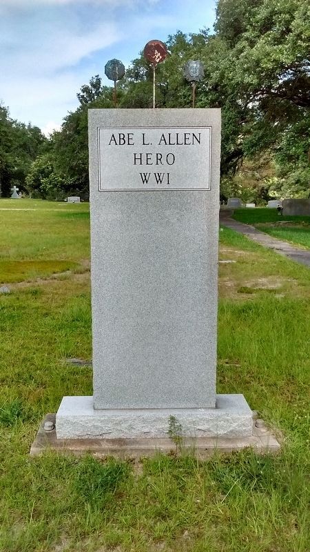 Sgt. Abe Allen Marker. Click for full size. Sgt. Abe Allen Marker image. Click for full size.