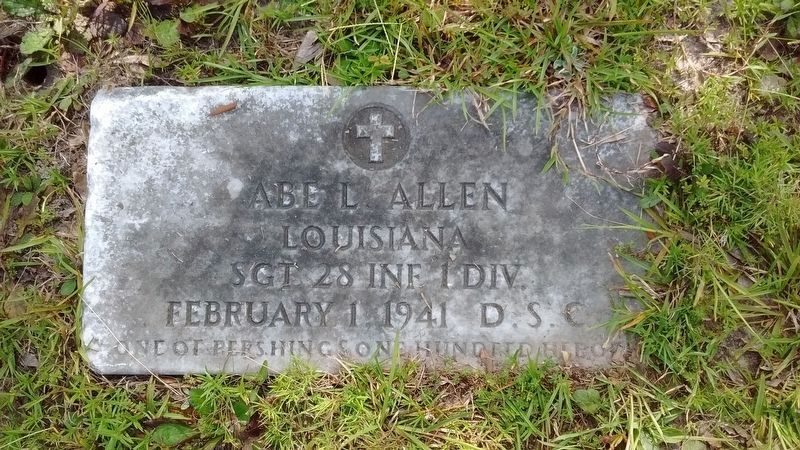 Sgt. Abe Allen (1896-1941). Click for more information. Sgt. Abe Allen (1896-1941) image. Click for more information.