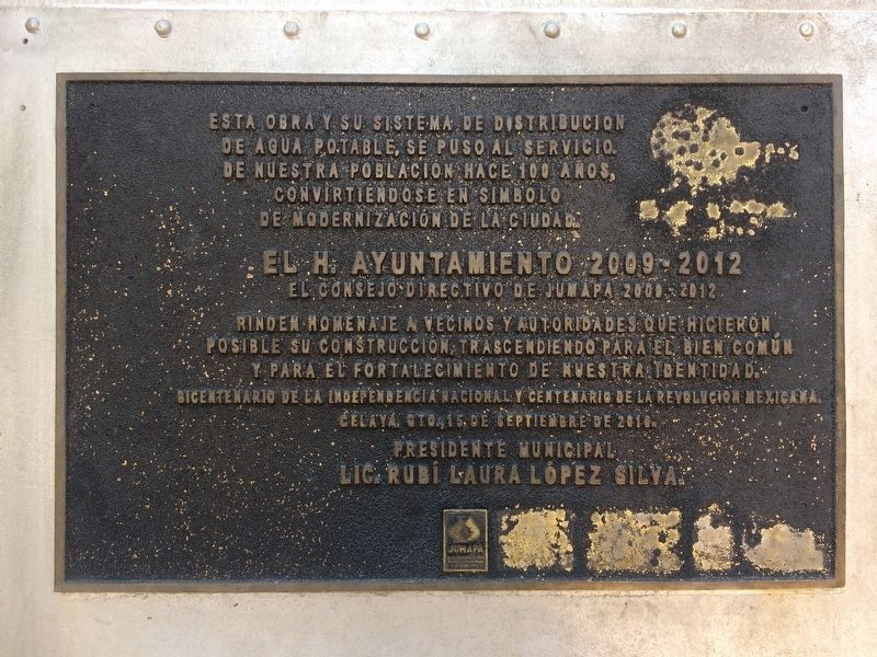 An additional Celaya's Water Tower Marker image. Click for full size.
