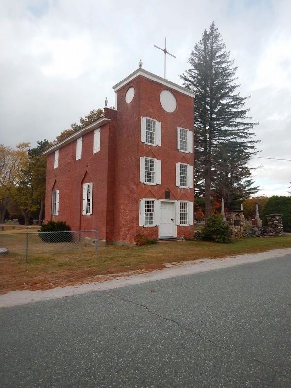 First Roman Catholic edifice in New Hampshire image. Click for full size.