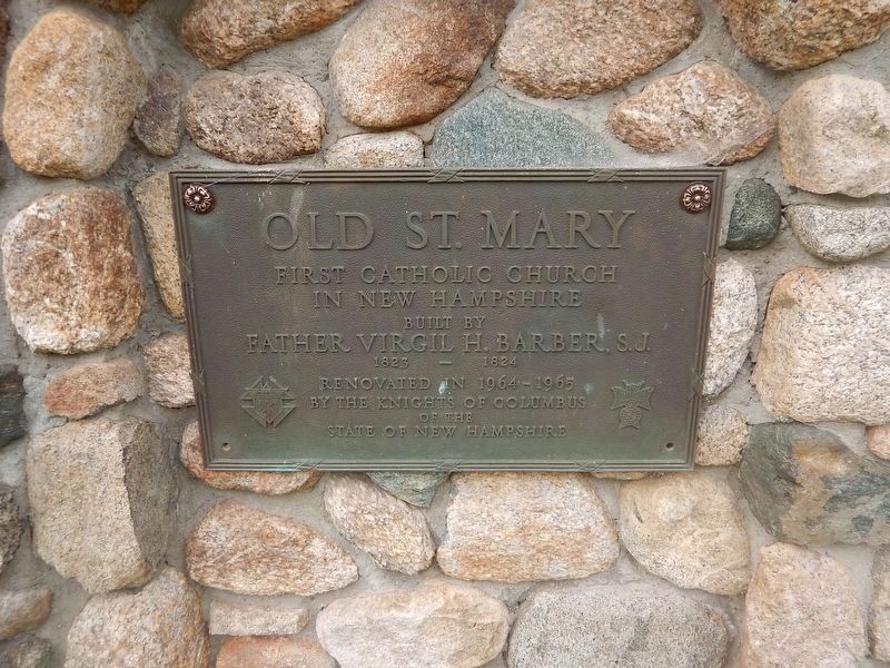 Old St. Mary Marker. Click for full size. Old St. Mary Marker image. Click for full size.