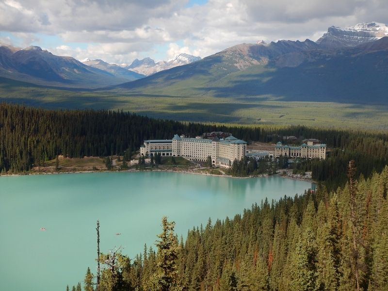 Chateau Lake Louise. Click for full size. Chateau Lake Louise image. Click for full size.