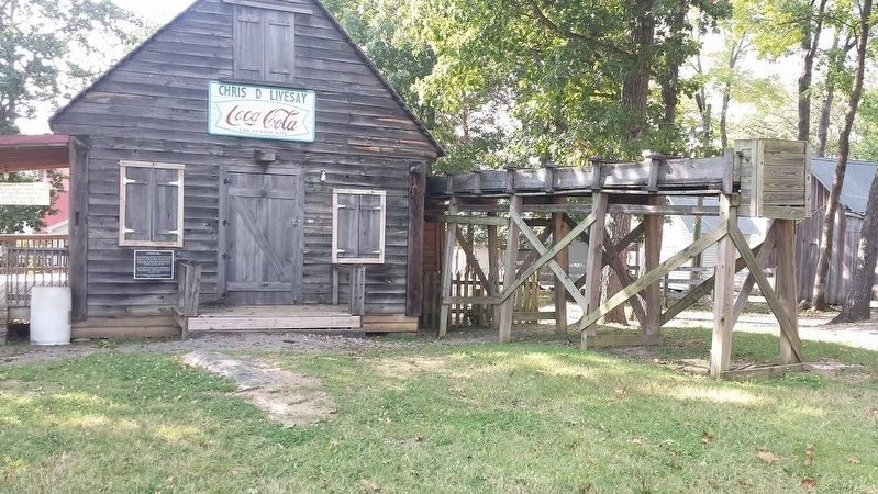Livesay Mill and Marker. Click for full size. Livesay Mill and Marker image. Click for full size.