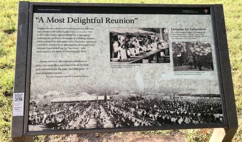 "A Most Delightful Reunion" Marker. Click for full size. "A Most Delightful Reunion" Marker image. Click for full size.