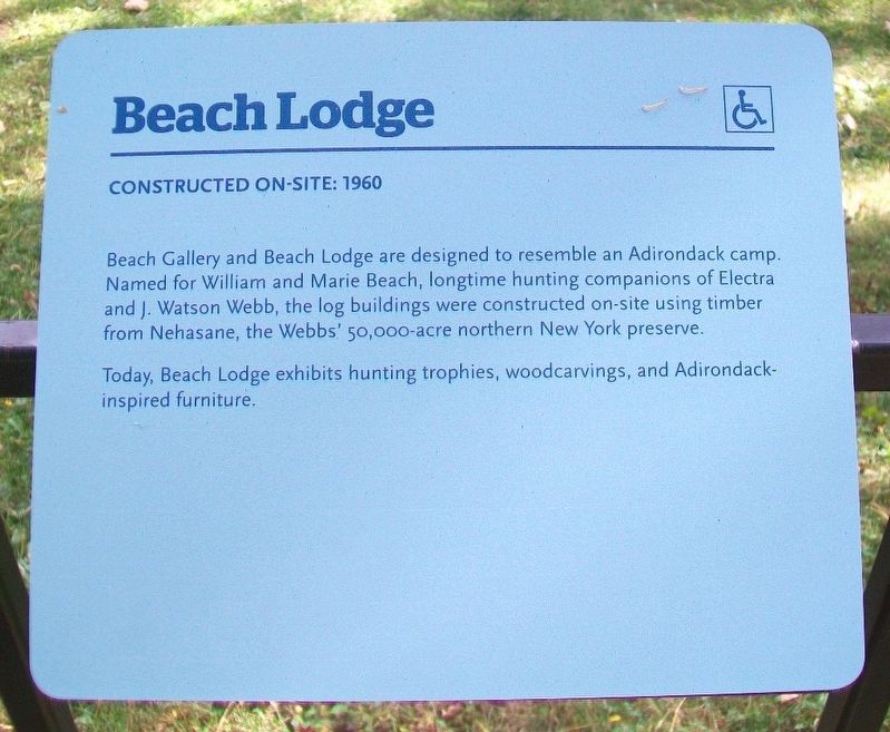 Beach Lodge Marker image. Click for full size.