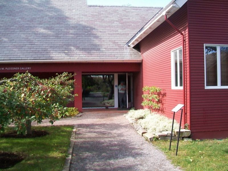 Pleissner Gallery and Marker. Click for full size. Pleissner Gallery and Marker image. Click for full size.