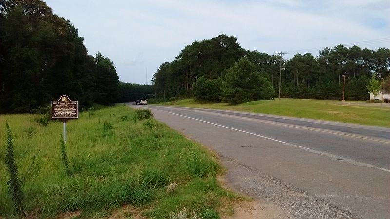Site of Camp Salubrity Marker. Click for full size. Site of Camp Salubrity Marker image. Click for full size.