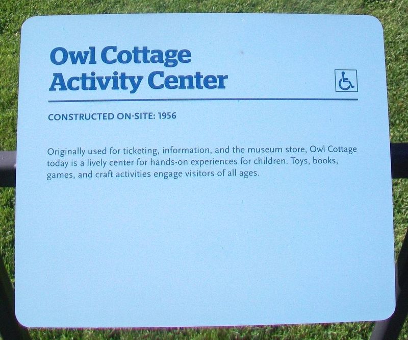 Owl Cottage Activity Center Marker image. Click for full size.