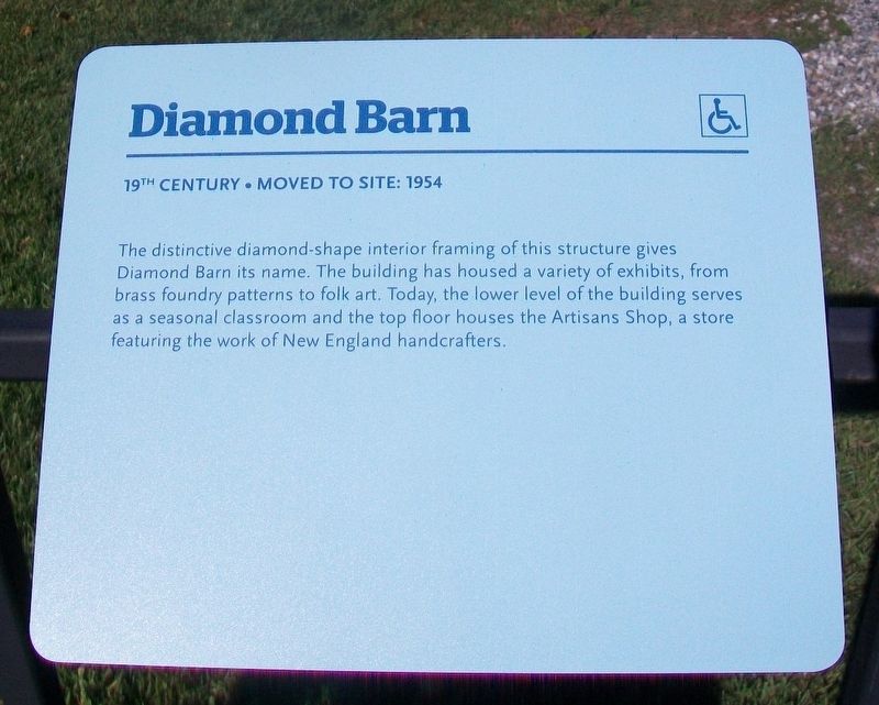 Diamond Barn Marker. Click for full size. Diamond Barn Marker image. Click for full size.