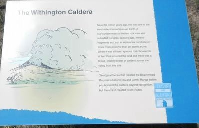 The Withington Caldera Marker image. Click for full size.
