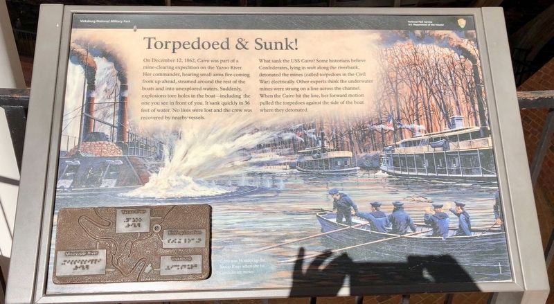 Torpedoed & Sunk Marker. Click for full size. Torpedoed & Sunk Marker image. Click for full size.