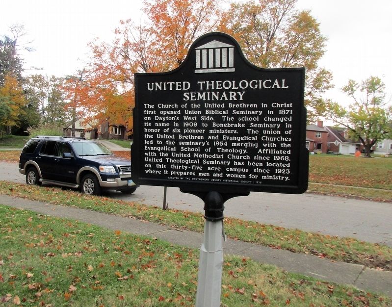 United Theological Seminary Marker image. Click for full size.