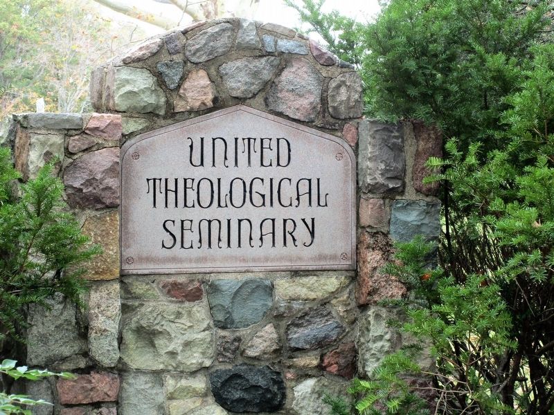 United Theological Seminary Marker image. Click for full size.