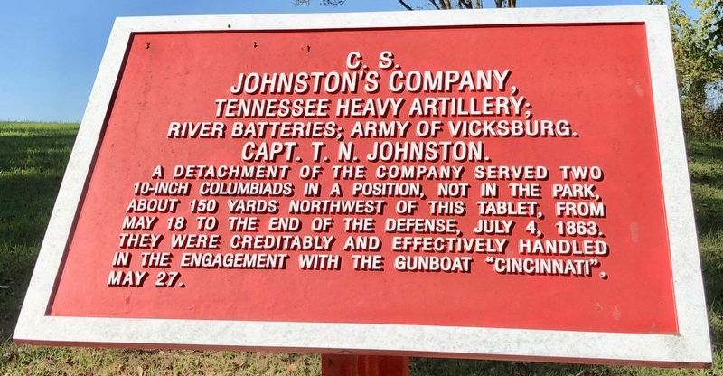 C.S
. Johnston's Company,
Marker. Click for full size. C.S
. Johnston's Company,
Marker image. Click for full size.