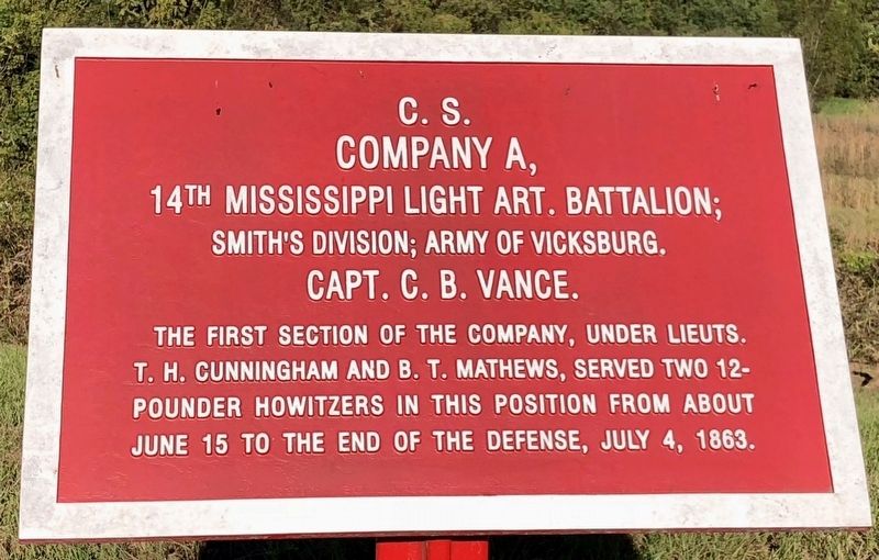 C.S. Company A, Marker. Click for full size. C.S. Company A, Marker image. Click for full size.