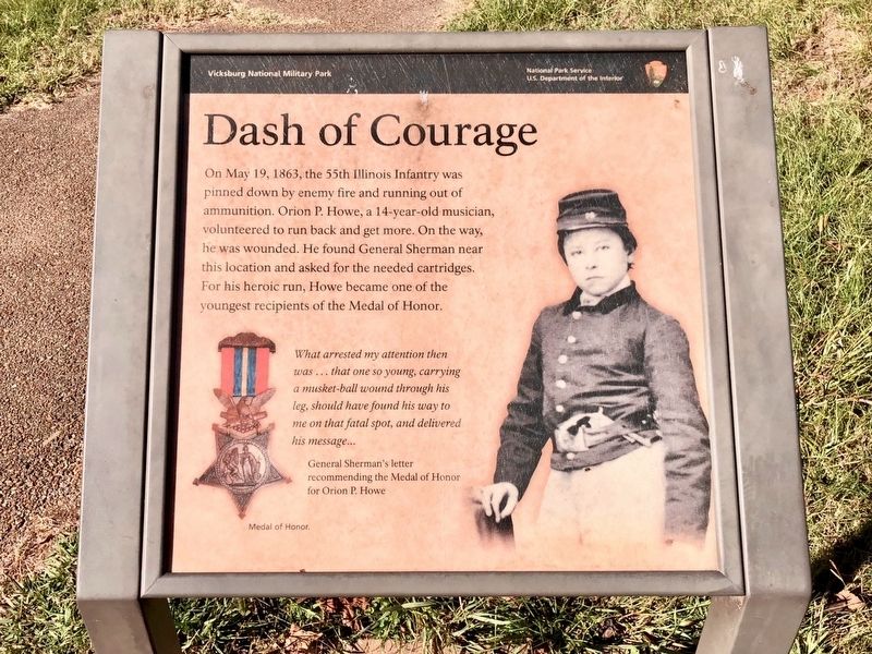 Dash of Courage Marker. Click for full size. Dash of Courage Marker image. Click for full size.