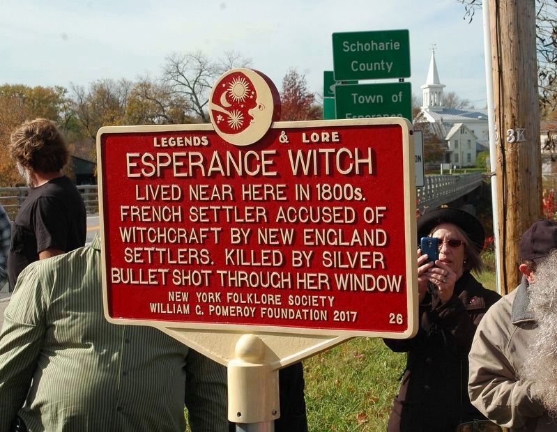 Esperance Witch Marker. Click for full size. Esperance Witch Marker image. Click for full size.
