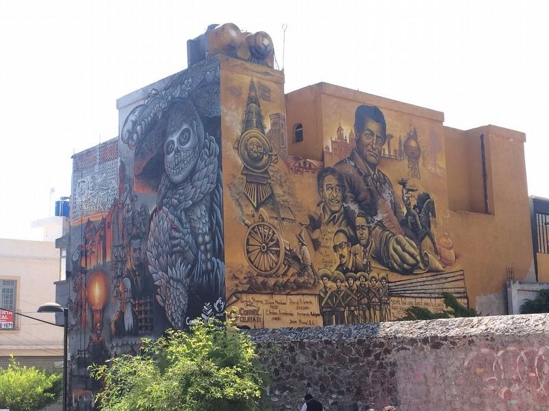 Additional historical murals near the marker. Click for full size. Additional historical murals near the marker image. Click for full size.