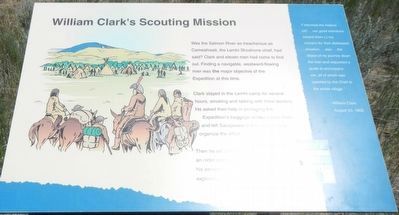 William Clark's Scouting Mission Marker image. Click for full size.