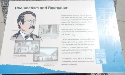 Rheumatism and Recreation Marker image. Click for full size.