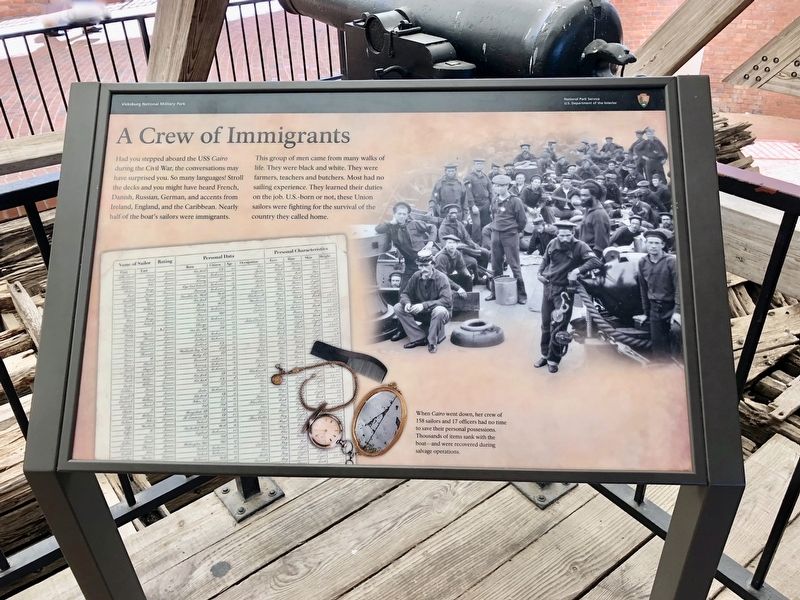 A Crew of Immigrants Marker image. Click for full size.