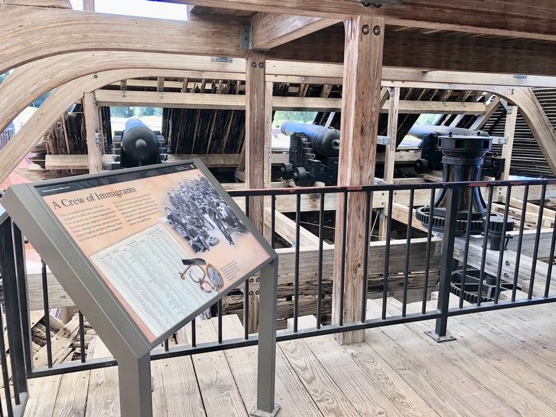 View of marker near the former pilot house. image. Click for full size.